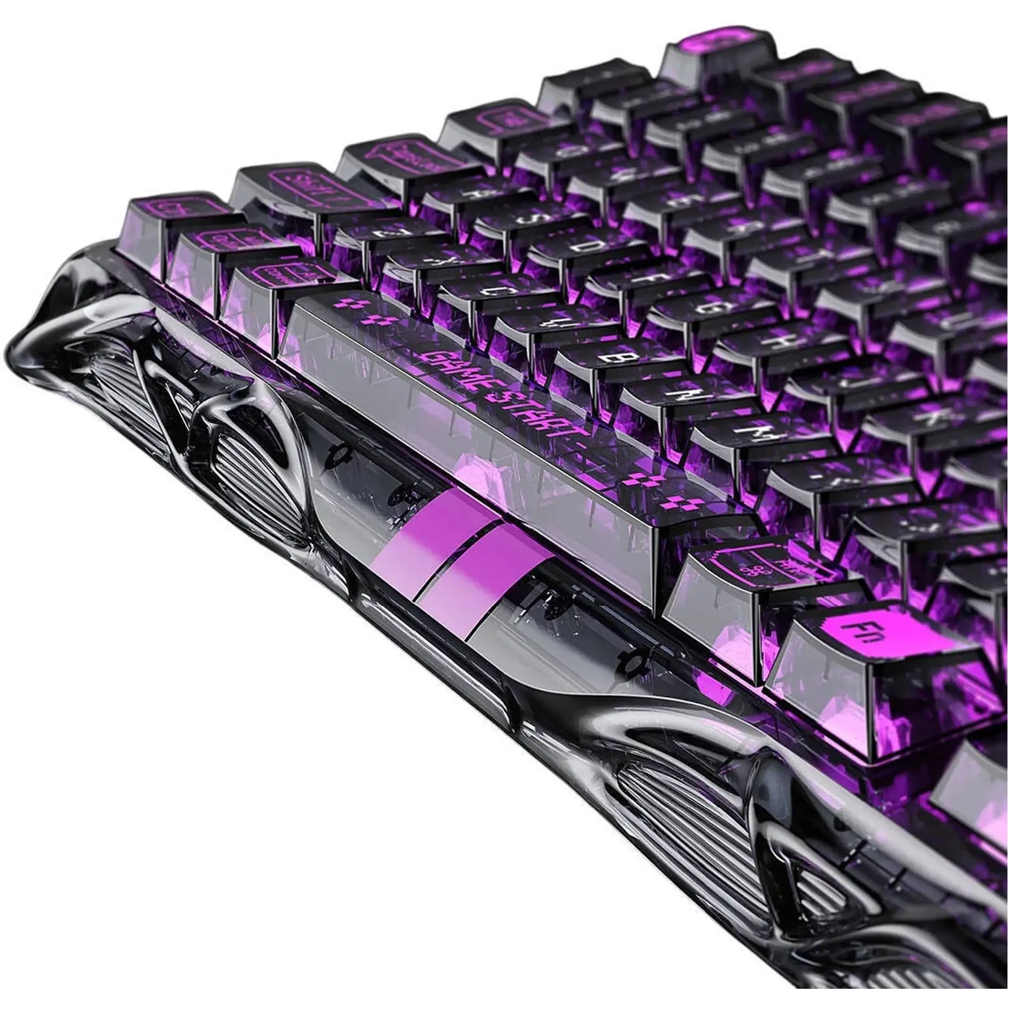 Купити Клавіатура GravaStar Mercury V75 Lite Transparent Black (GSV75LITE_XTAL_BLK) - фото 6