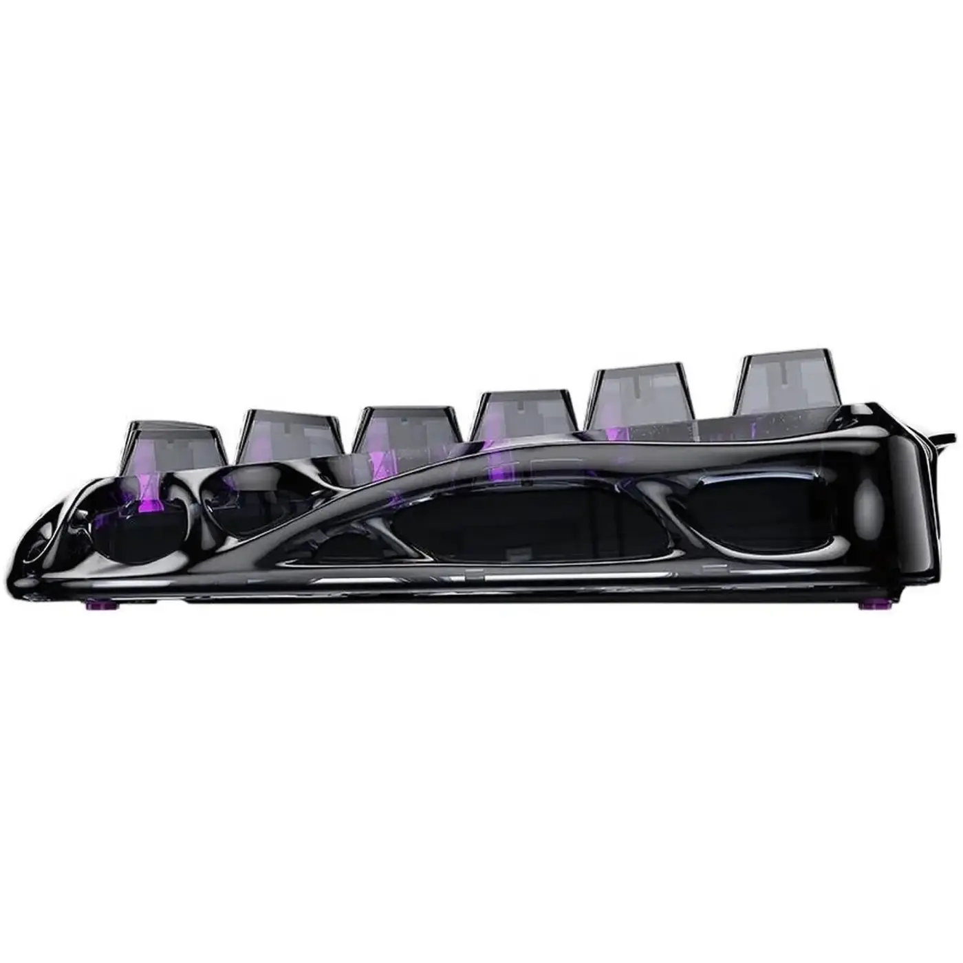 Купити Клавіатура GravaStar Mercury V75 Lite Transparent Black (GSV75LITE_XTAL_BLK) - фото 7