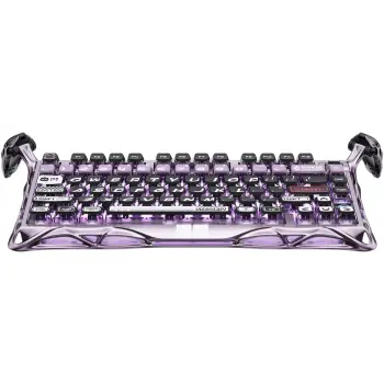 Купити Клавіатура GravaStar Mercury V75 Pro Gateron Jade Gaming Iron Purple (GSV75PRO_PL) - фото 1