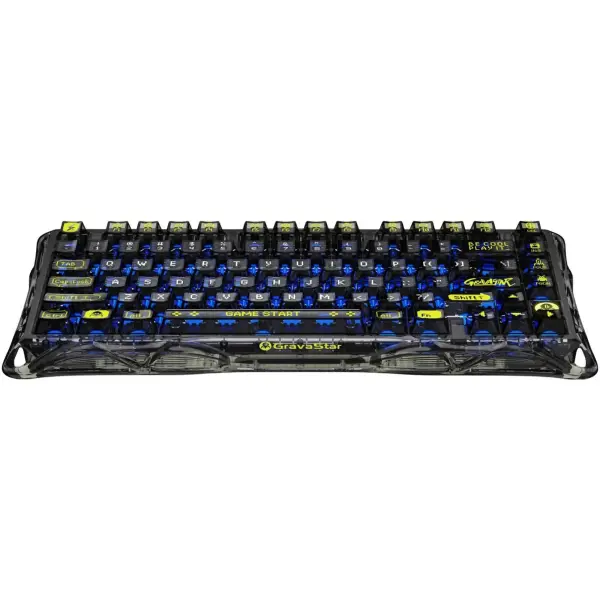 Купити Клавіатура GravaStar Mercury K1 Lite BSUN Grey Black (GSK1LITE_XTAL_BLK) - фото 2