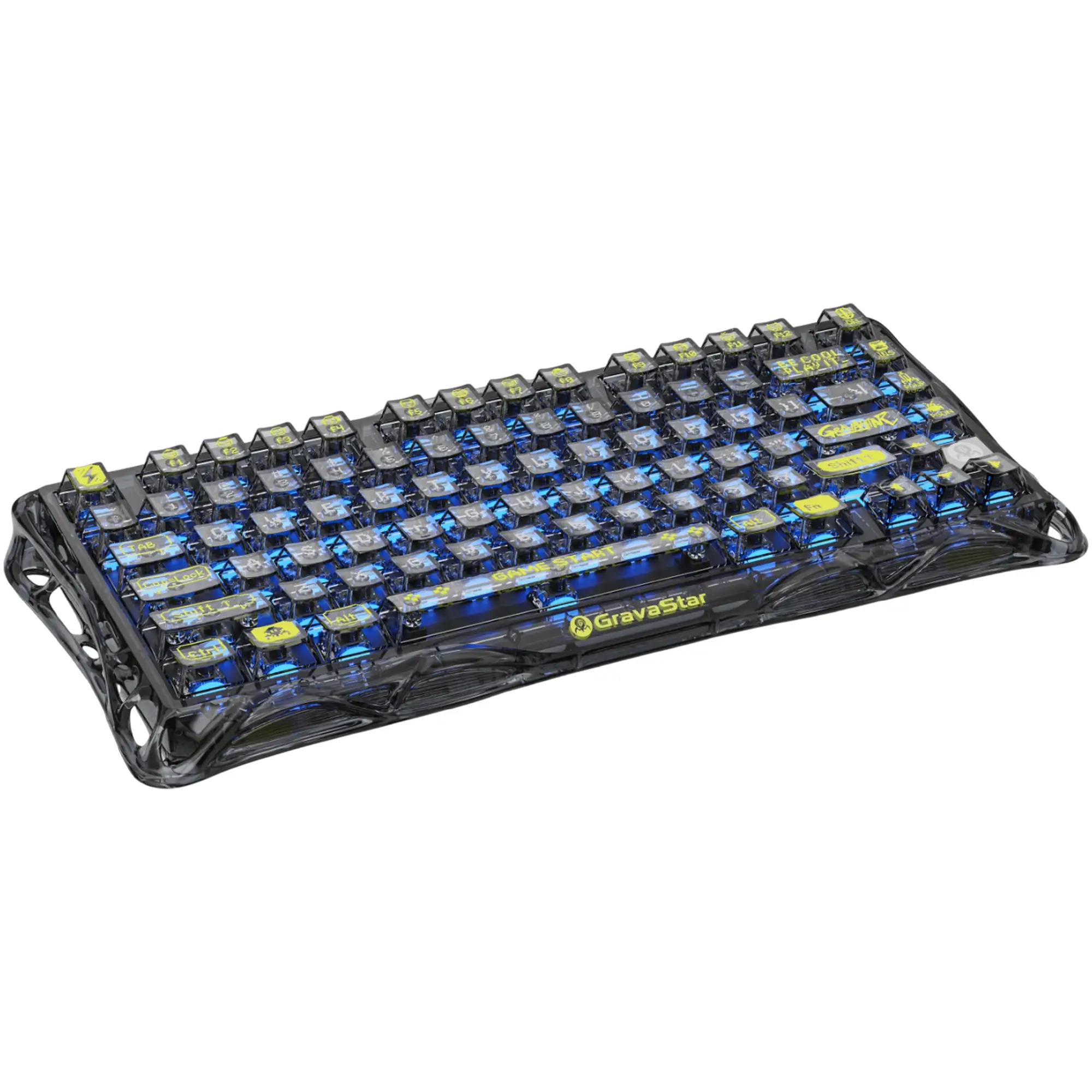 Купити Клавіатура GravaStar Mercury K1 Lite BSUN Grey Black (GSK1LITE_XTAL_BLK) - фото 3