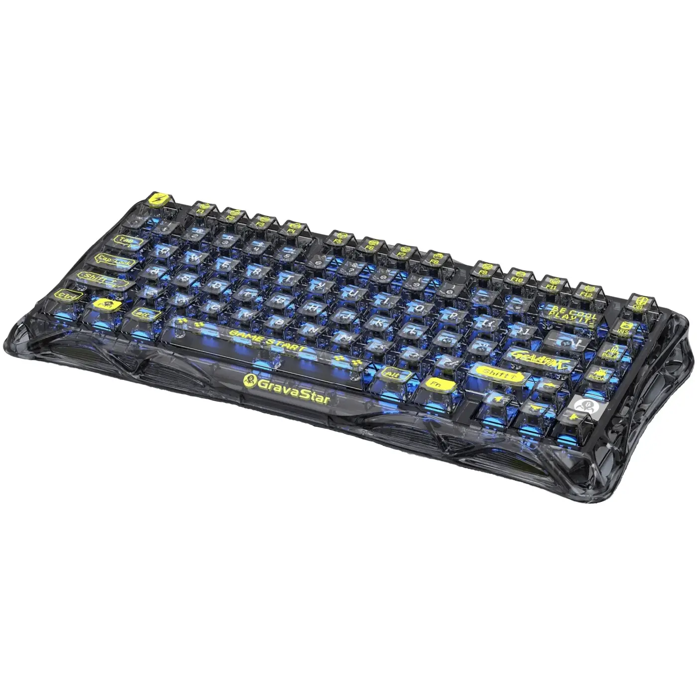 Купити Клавіатура GravaStar Mercury K1 Lite BSUN Grey Black (GSK1LITE_XTAL_BLK) - фото 4