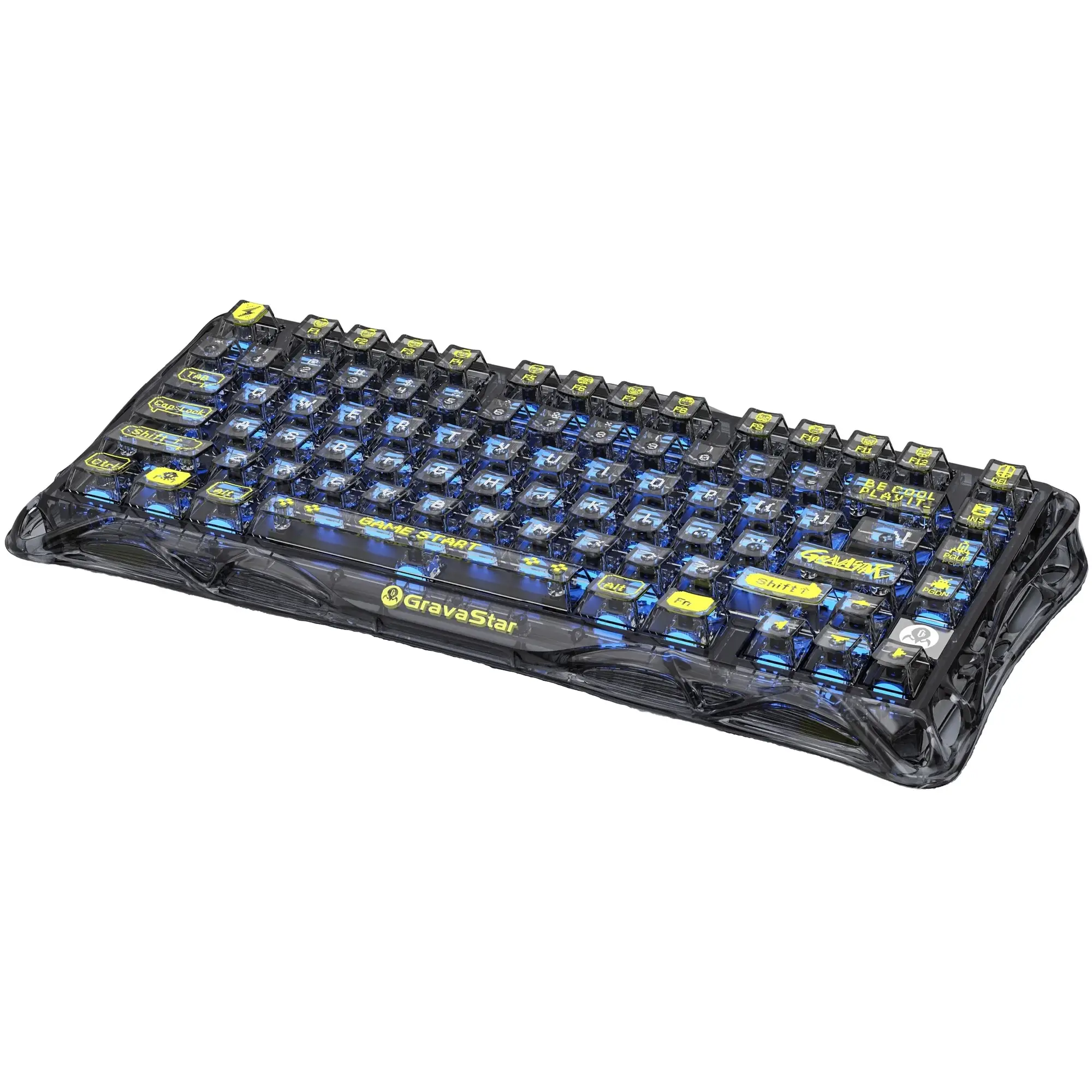 Купити Клавіатура GravaStar Mercury K1 Lite BSUN Grey Black (GSK1LITE_XTAL_BLK) - фото 4