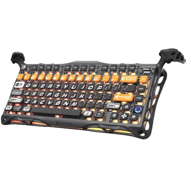 Купити Клавіатура GravaStar Mercury K1 Pro Kailh Speedy Mint CyberFlare (GSK1PRO_BO_BLK) - фото 3