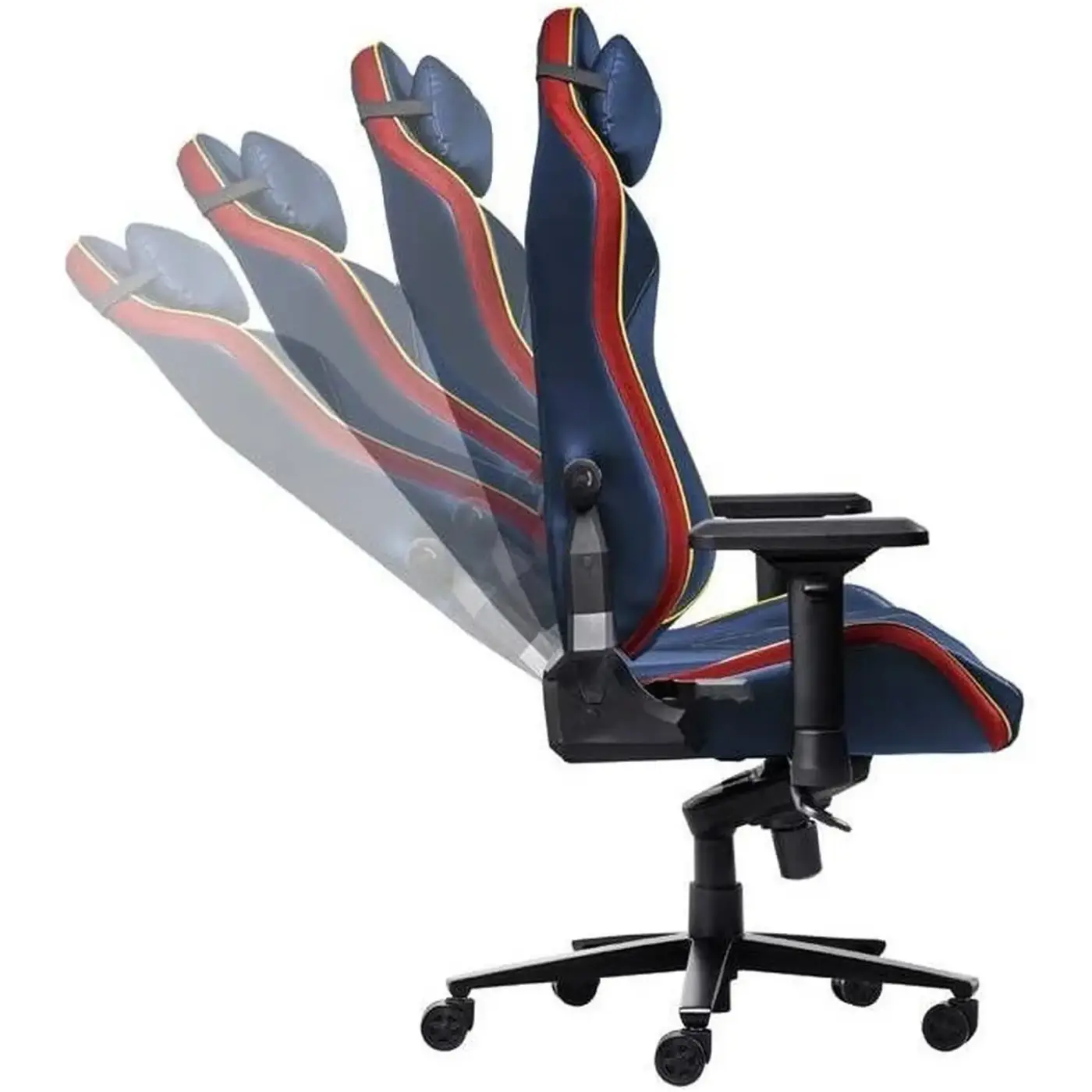 Купити Крісло для геймерів Trust GXT 721SM Ruya Pro Premium Blu/Red (25742) - фото 4