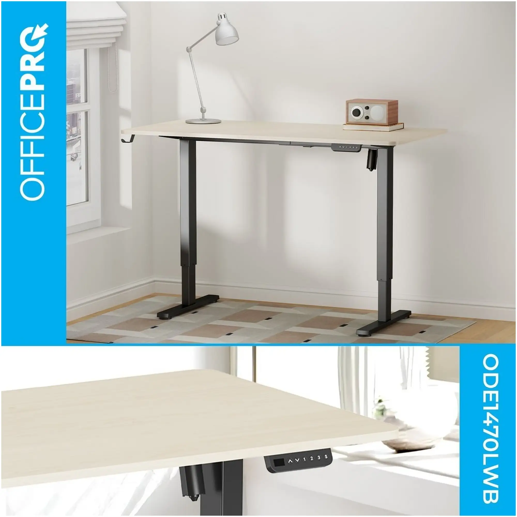 Купить Компьютерный стол с электрорегулировкой высоты OfficePro ODE1470LWB - фото 5