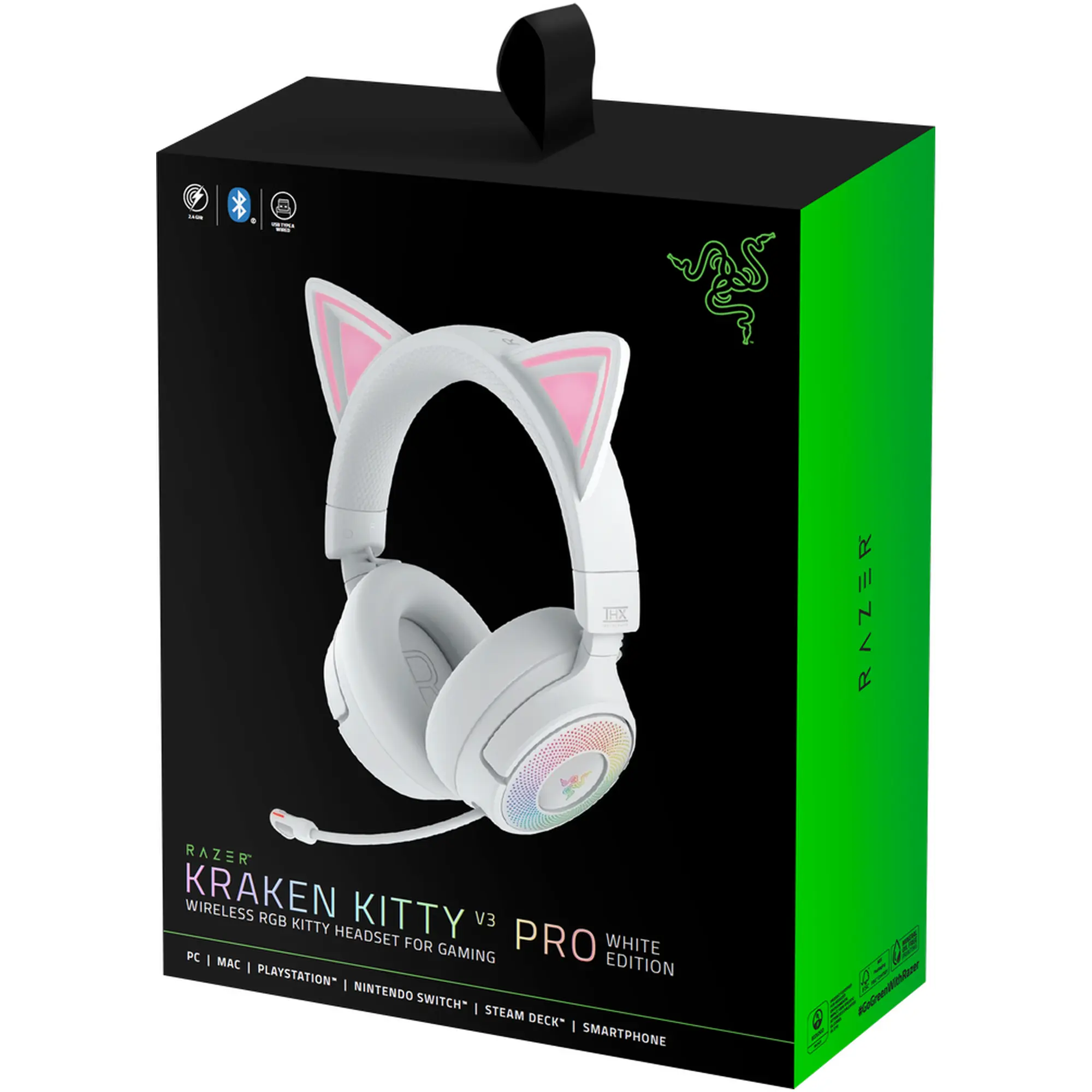 Купить Наушники RAZER  Kraken Kitty V3 X White (RZ04-05350300-R3M1) - фото 7