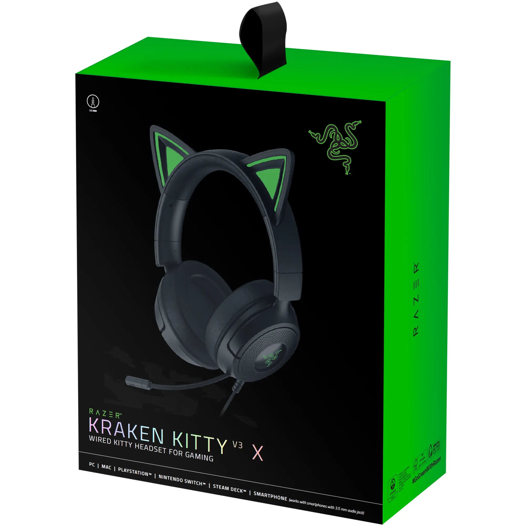 Купить Наушники RAZER  Kraken Kitty V3 X Black (RZ04-05350200-R3M1) - фото 7