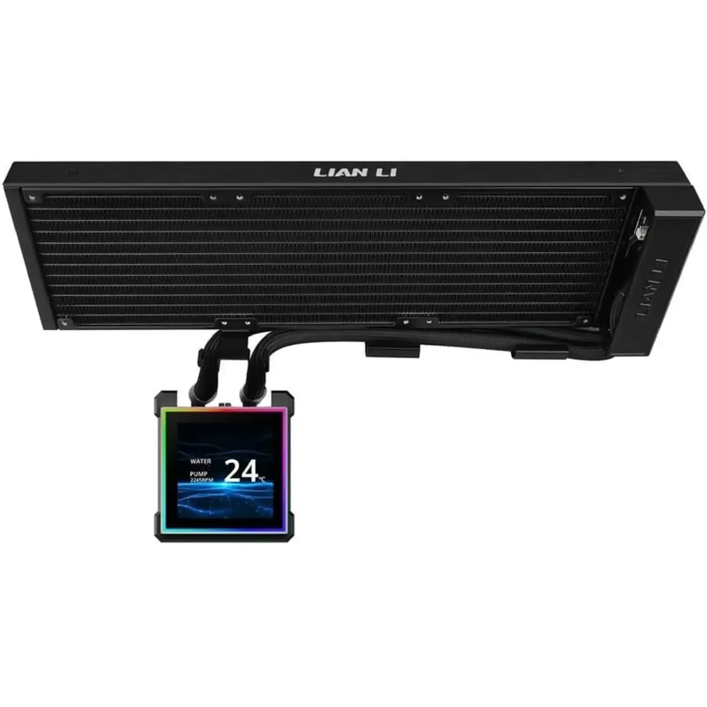Купити Система водяного охолодження Lian Li HydroShift II LCD-S 360N FANLESS Black (G89.GHS2LCDS36NB.00) - фото 2