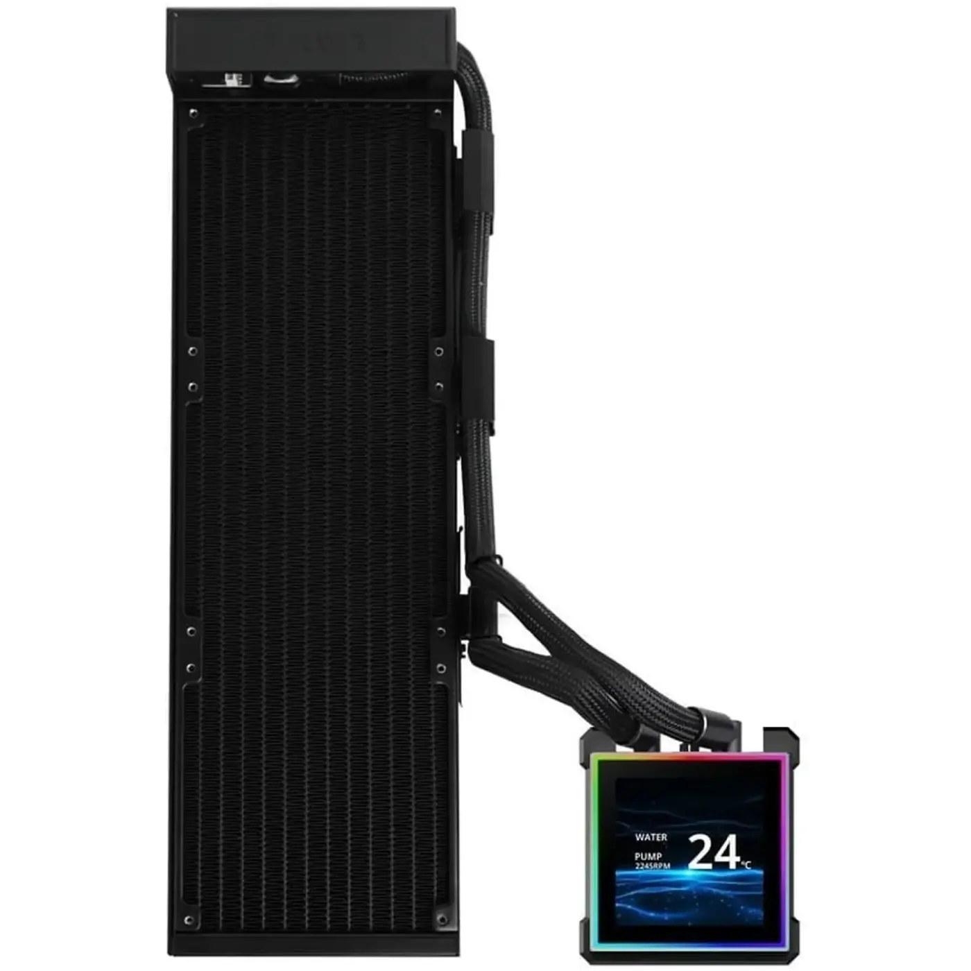 Купити Система водяного охолодження Lian Li HydroShift II LCD-S 360N FANLESS Black (G89.GHS2LCDS36NB.00) - фото 3