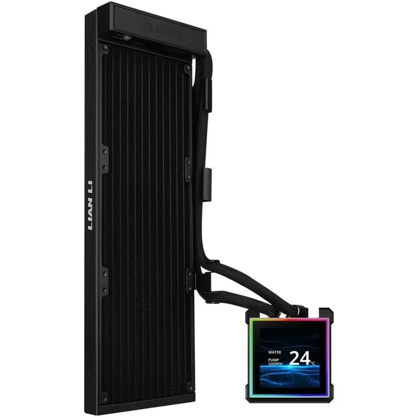 Купити Система водяного охолодження Lian Li HydroShift II LCD-S 360N FANLESS Black (G89.GHS2LCDS36NB.00) - фото 4
