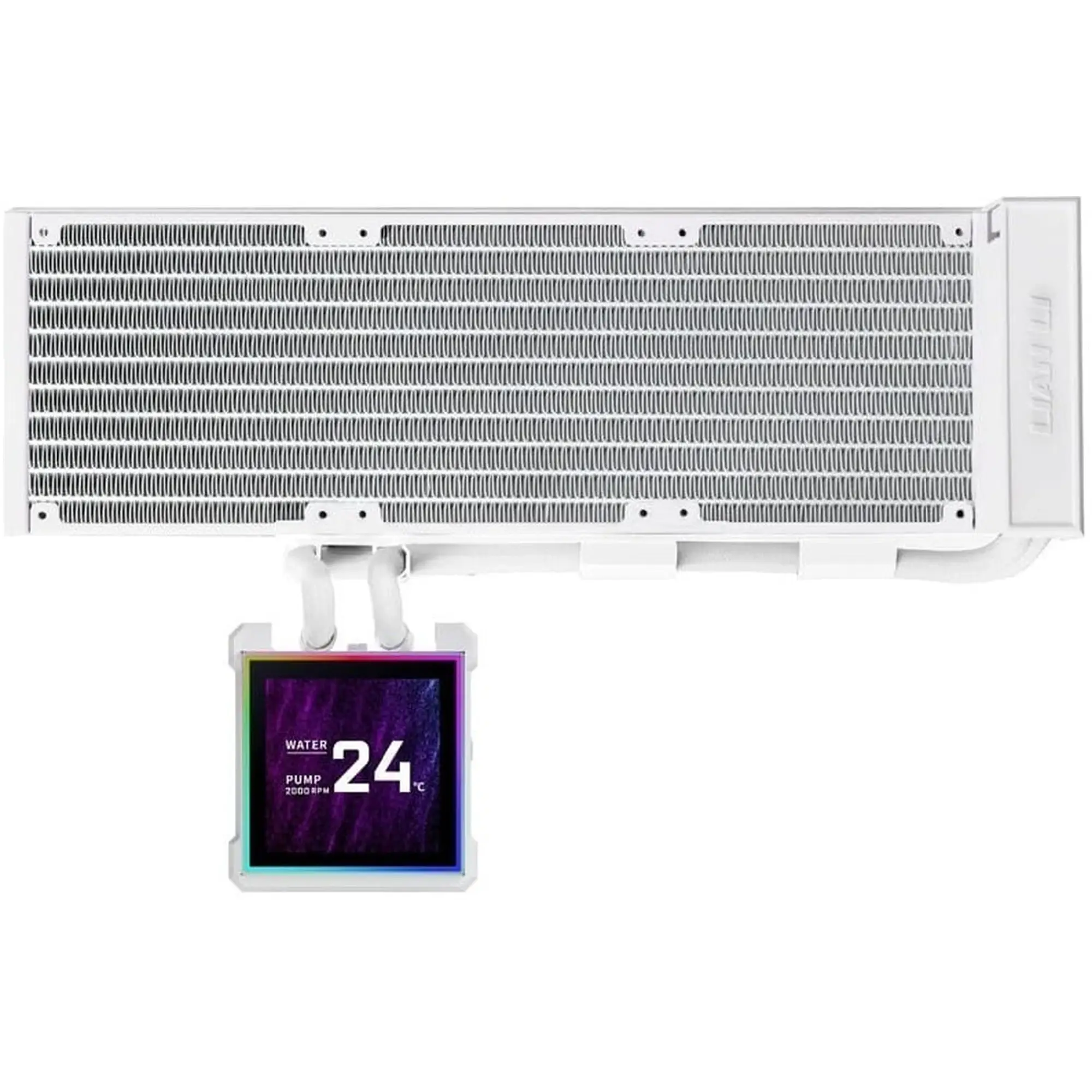 Купити Система водяного охолодження Lian Li HydroShift II LCD-S 360N FANLESS White (G89.GHS2LCDS36NW.00) - фото 1