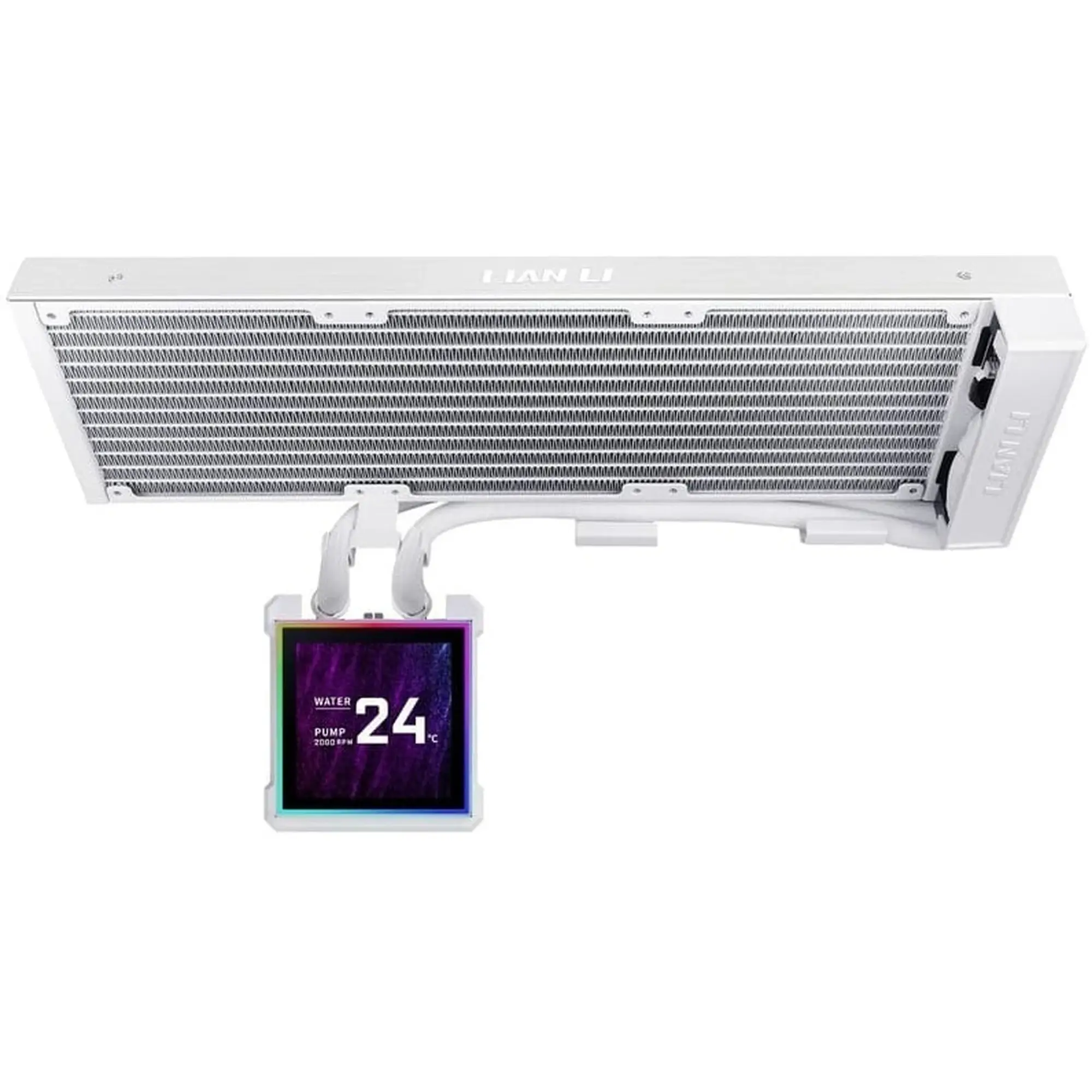 Купити Система водяного охолодження Lian Li HydroShift II LCD-S 360N FANLESS White (G89.GHS2LCDS36NW.00) - фото 2