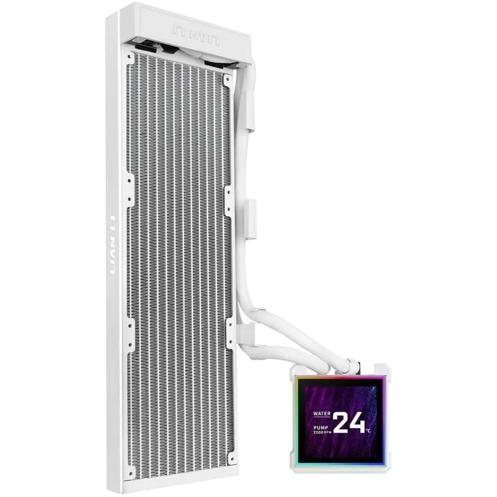 Купити Система водяного охолодження Lian Li HydroShift II LCD-S 360N FANLESS White (G89.GHS2LCDS36NW.00) - фото 4