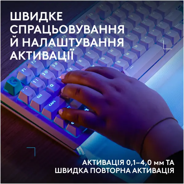 Купити Клавіатура Logitech G512 X 75 Mechanical Tactile White (920-013955) - фото 9