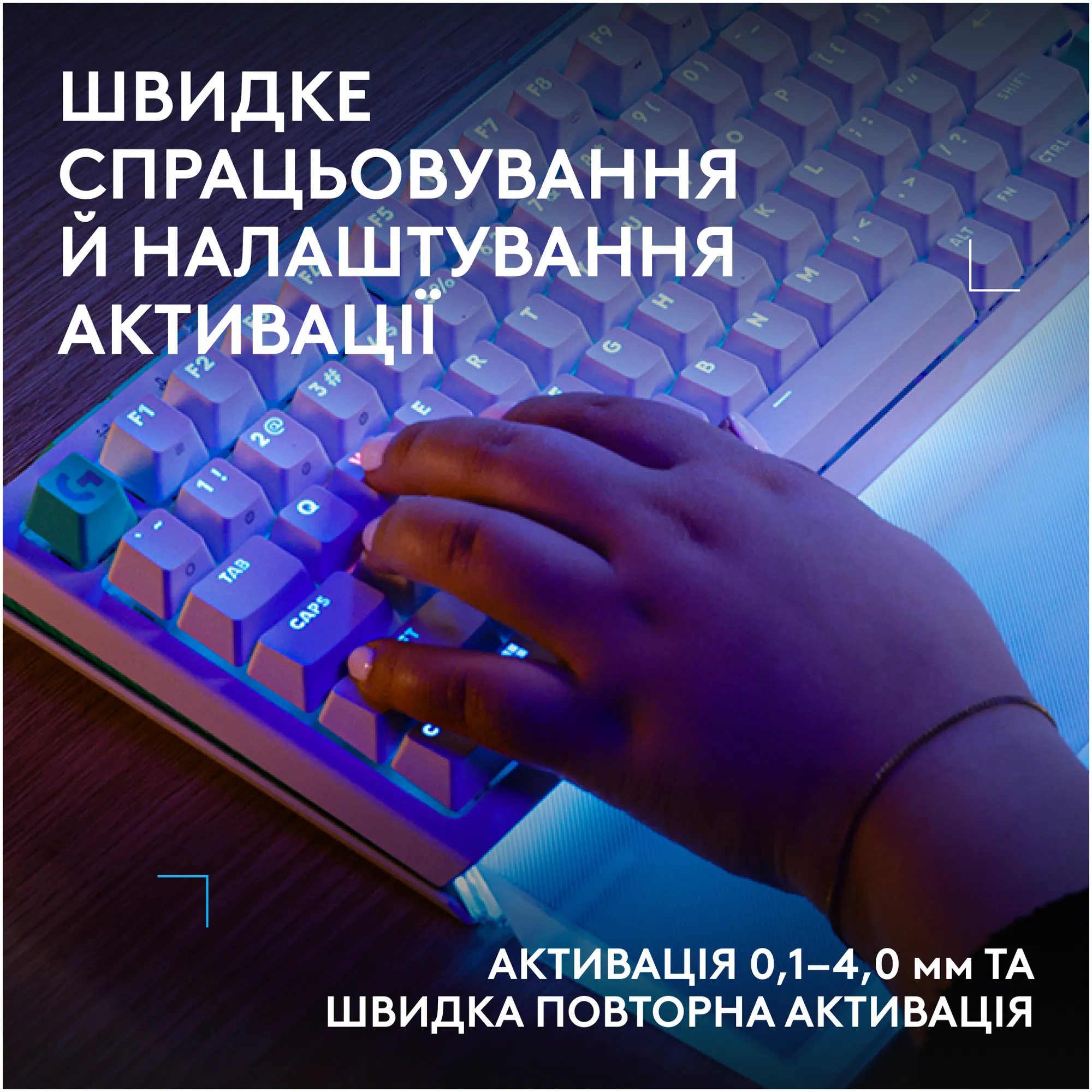 Купити Клавіатура Logitech G512 X 75 Mechanical Tactile White (920-013955) - фото 9