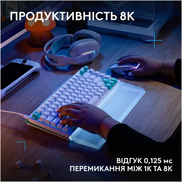 Купити Клавіатура Logitech G512 X 75 Mechanical Tactile White (920-013955) - фото 11