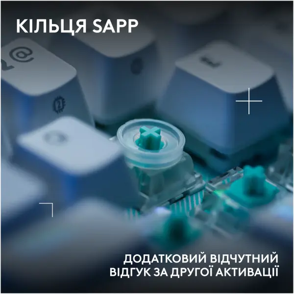 Купити Клавіатура Logitech G512 X 75 Mechanical Tactile White (920-013955) - фото 12