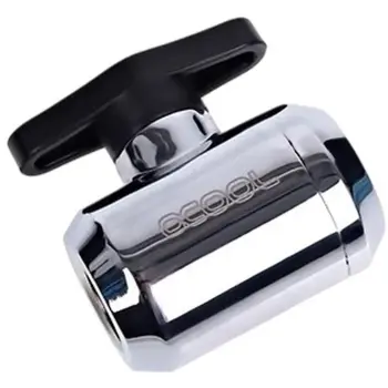 Купить Фитинг Alphacool Eiszapfen 2-way Ball Valve G1/4 Chrome (17141) - фото 1