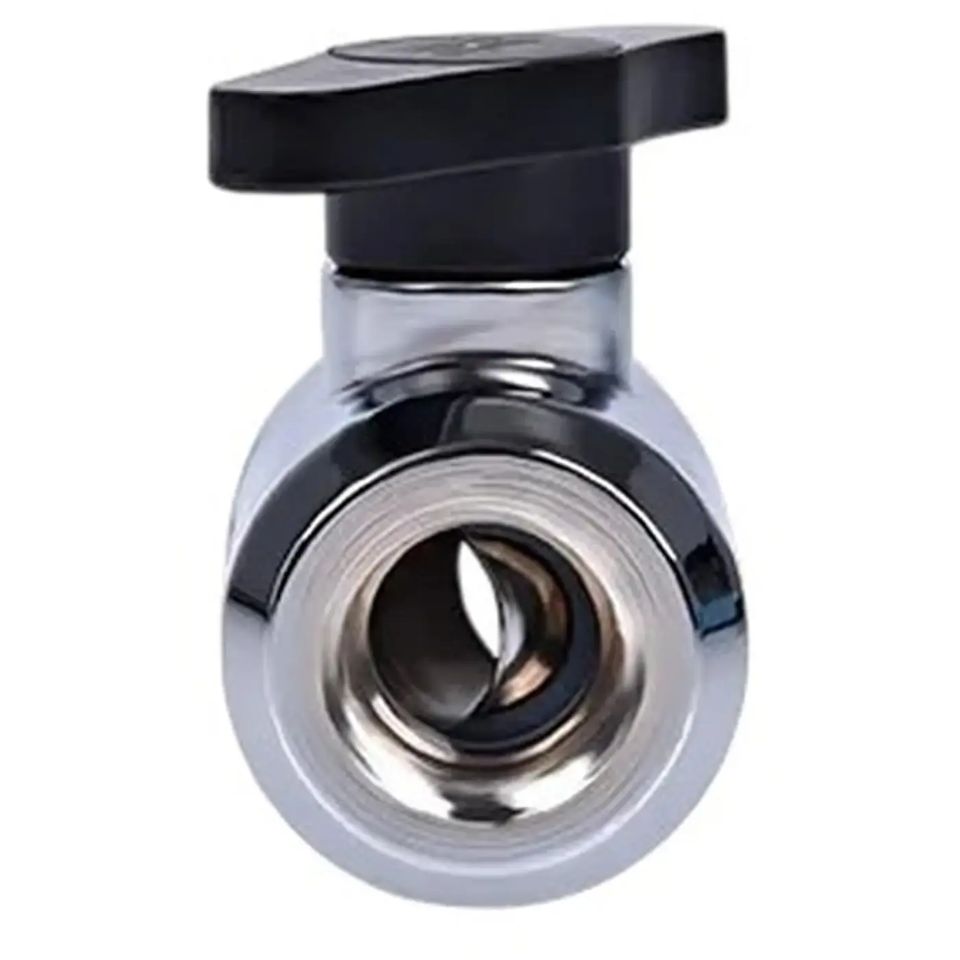 Купить Фитинг Alphacool Eiszapfen 2-way Ball Valve G1/4 Chrome (17141) - фото 2
