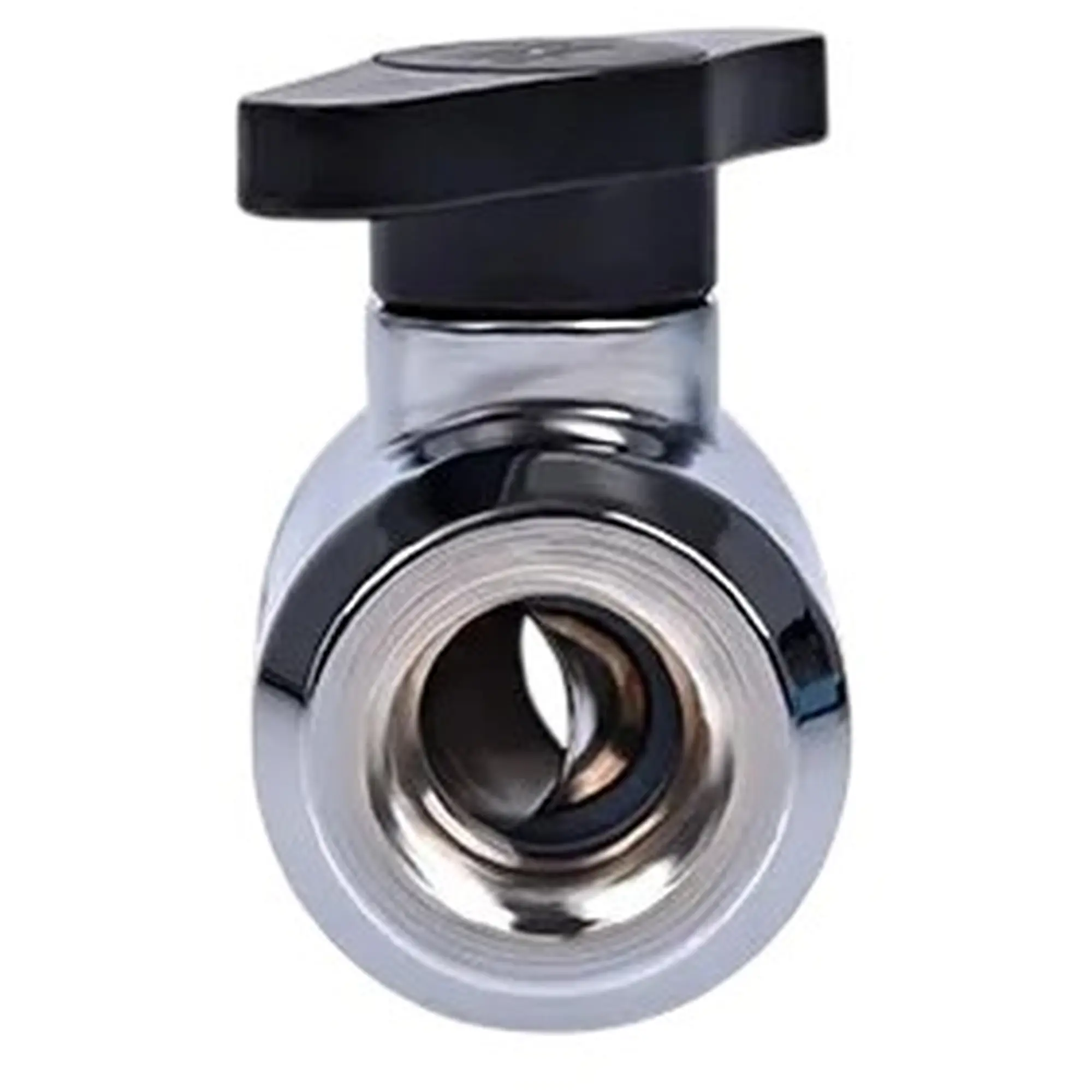 Купить Фитинг Alphacool Eiszapfen 2-way Ball Valve G1/4 Chrome (17141) - фото 2