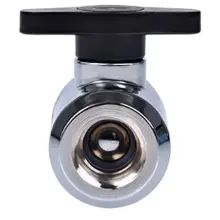 Купить Фитинг Alphacool Eiszapfen 2-way Ball Valve G1/4 Chrome (17141) - фото 3