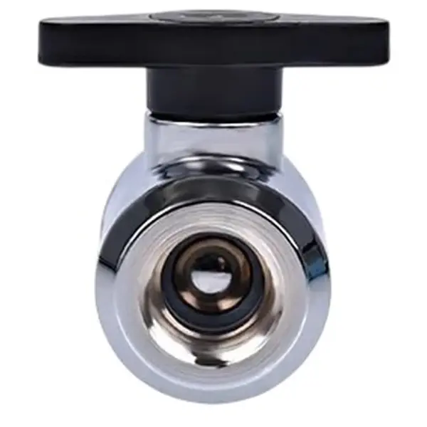 Купить Фитинг Alphacool Eiszapfen 2-way Ball Valve G1/4 Chrome (17141) - фото 3