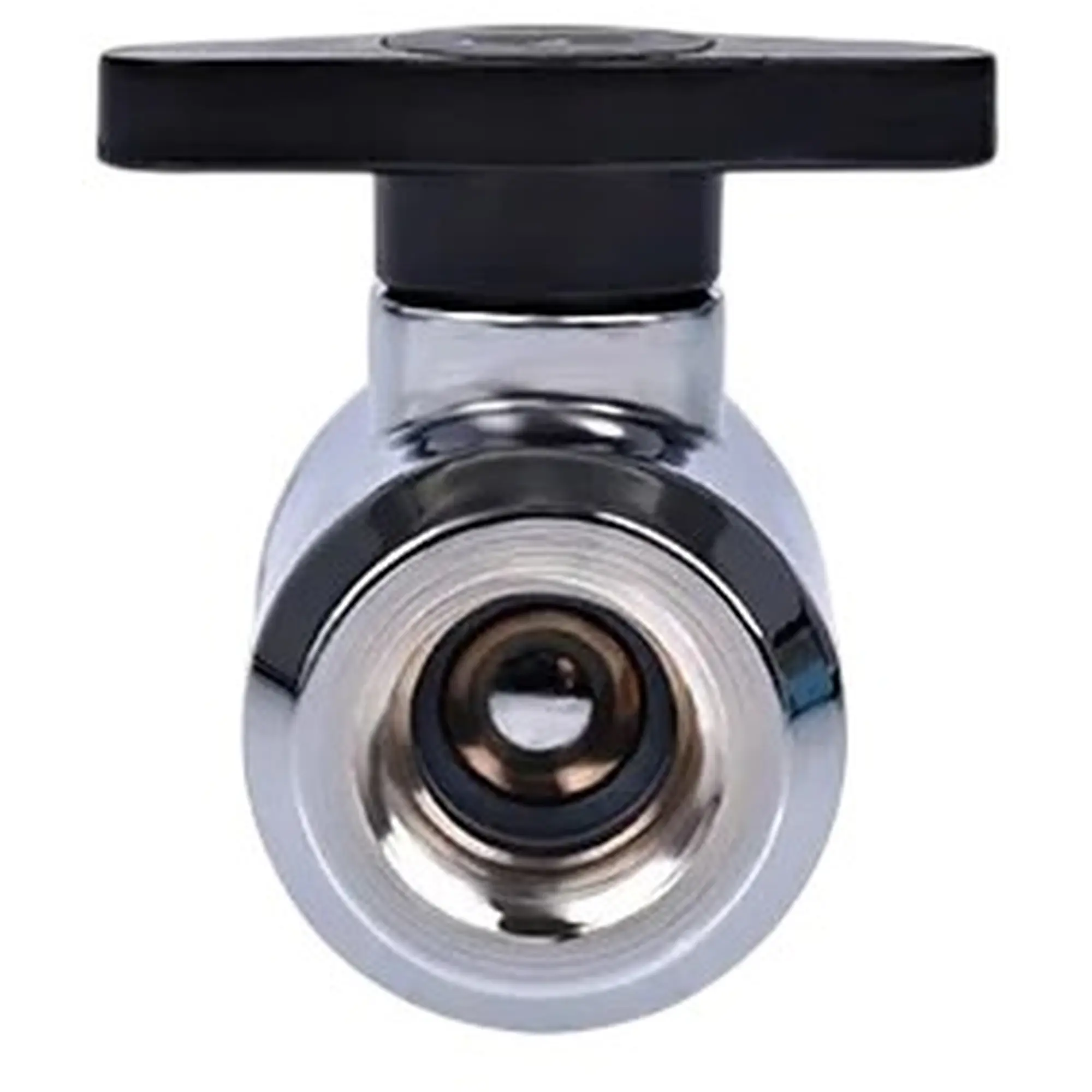 Купить Фитинг Alphacool Eiszapfen 2-way Ball Valve G1/4 Chrome (17141) - фото 3