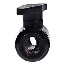 Купить Фитинг Alphacool Eiszapfen 2-way Ball Valve G1/4 Deep Black (17142) - фото 3