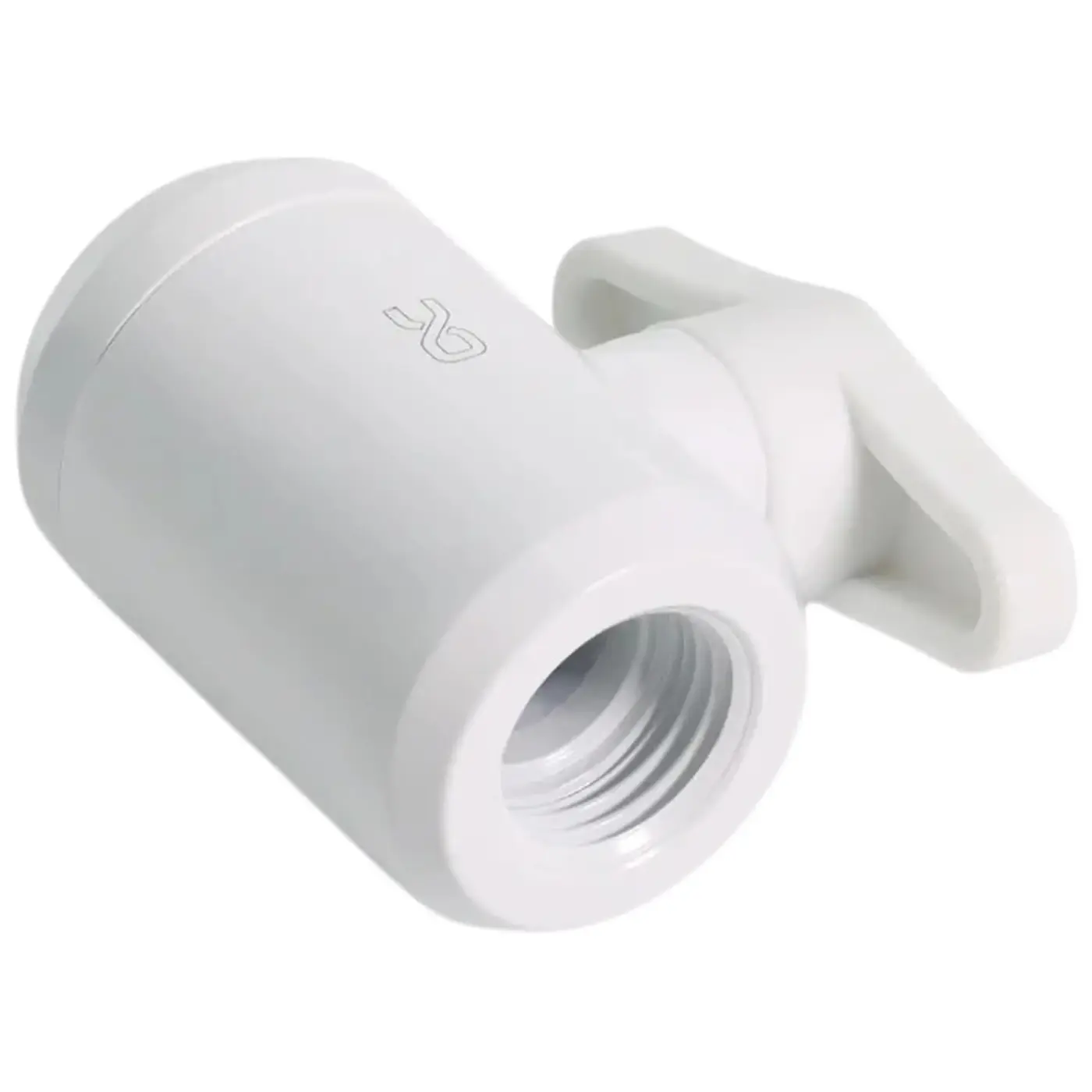 Купить Фитинг Alphacool Eiszapfen 2-way Ball Valve G1/4 White (17630) - фото 1