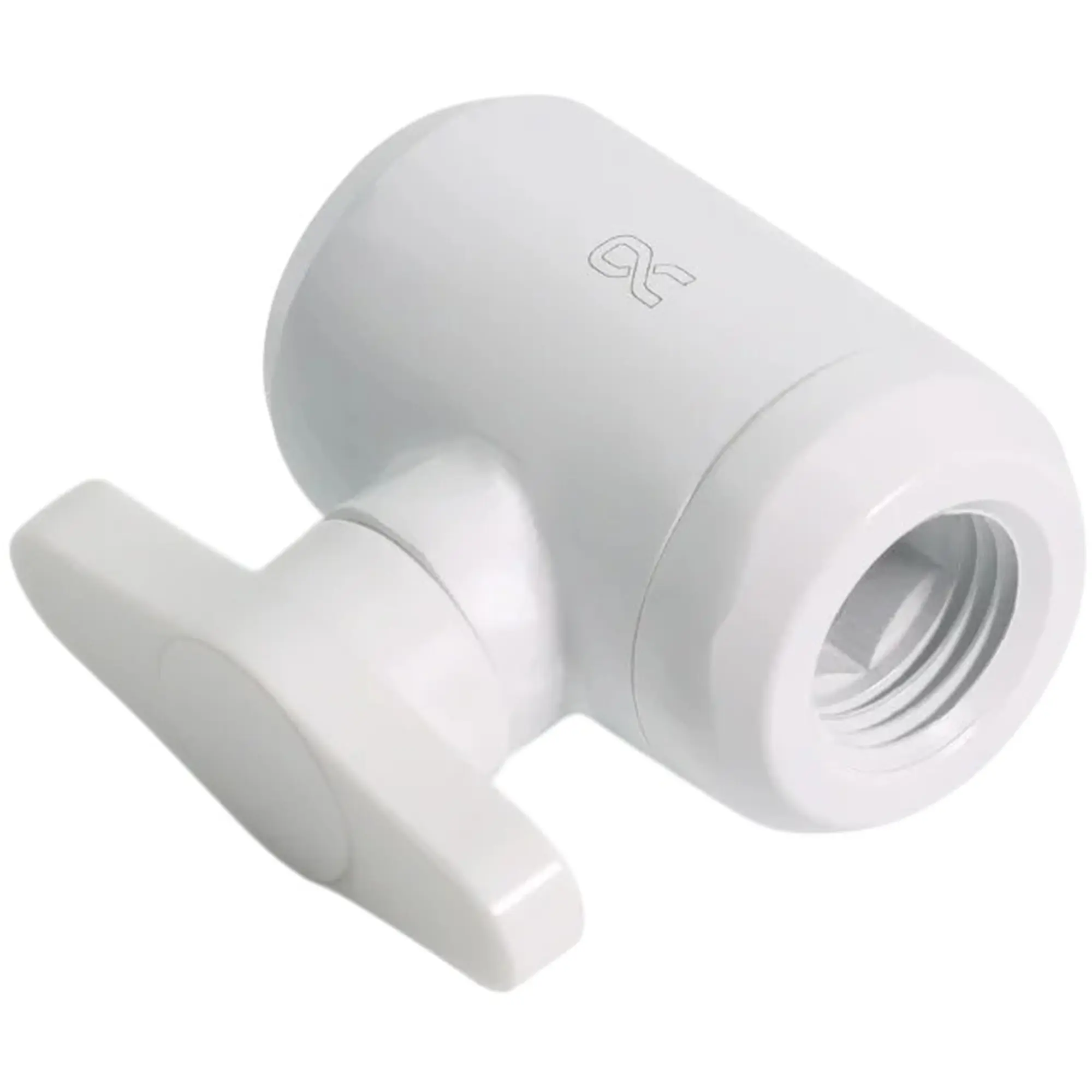 Купить Фитинг Alphacool Eiszapfen 2-way Ball Valve G1/4 White (17630) - фото 2