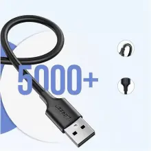 Купить Кабель UGREEN US289 USB - MicroUSB 1.5 м Black (UGR-60137) - фото 3