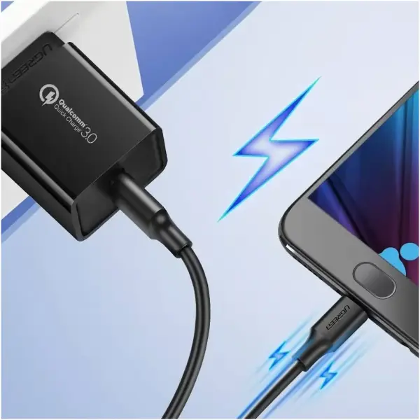 Купить Кабель UGREEN US289 USB - MicroUSB 1.5 м Black (UGR-60137) - фото 4