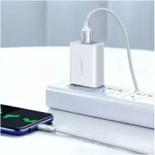 Купить Кабель UGREEN US288 USB 2.0 - USB-C 3A 1m White (60131) - фото 7