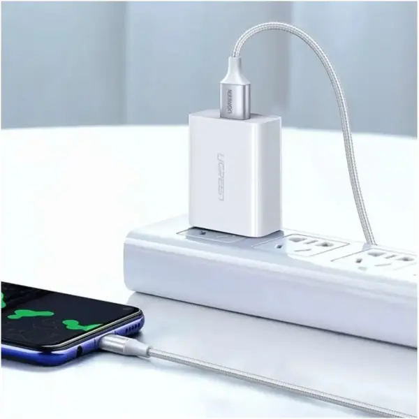 Купить Кабель UGREEN US288 USB 2.0 - USB-C 3A 1m White (60131) - фото 7
