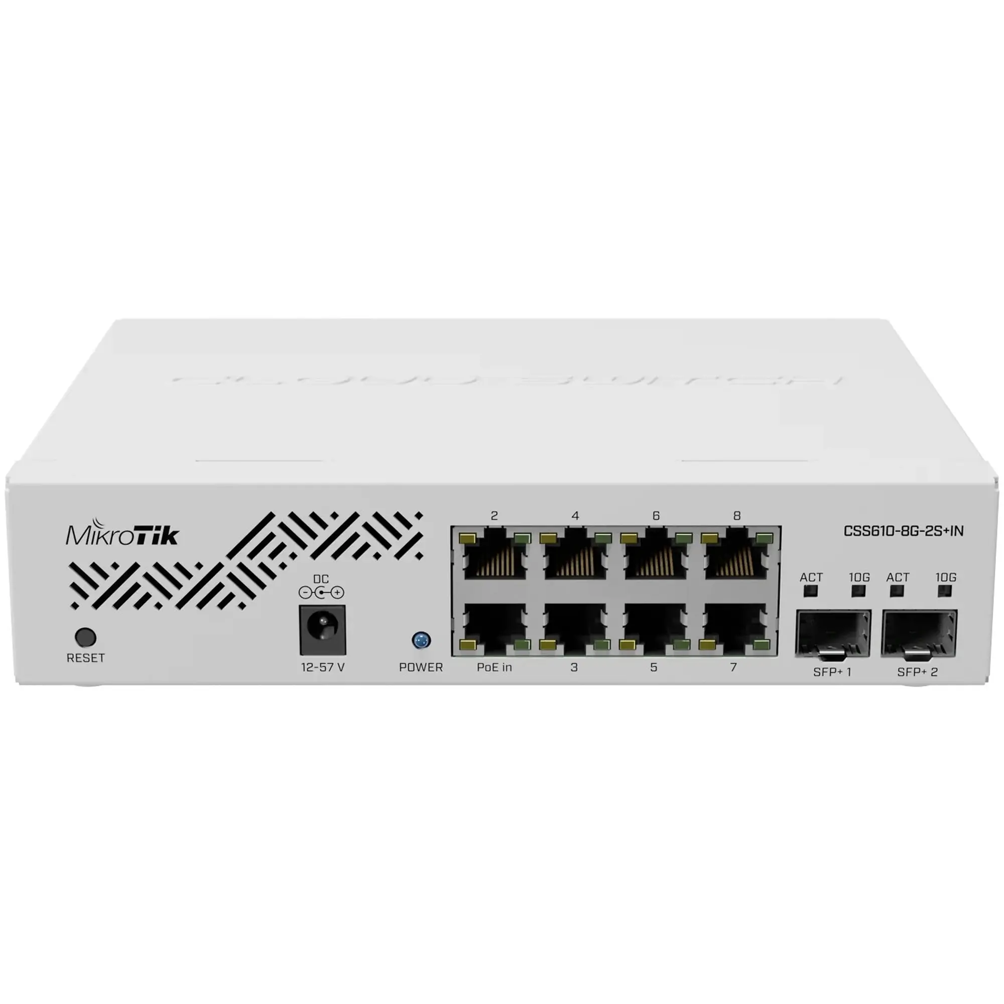 Купити Комутатор Mikrotik Cloud Smart Switch CSS610-8G-2S+IN - фото 1