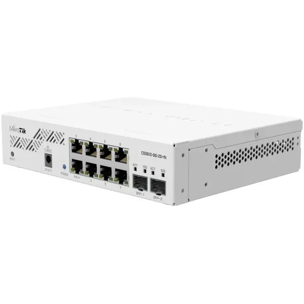Купити Комутатор Mikrotik Cloud Smart Switch CSS610-8G-2S+IN - фото 2