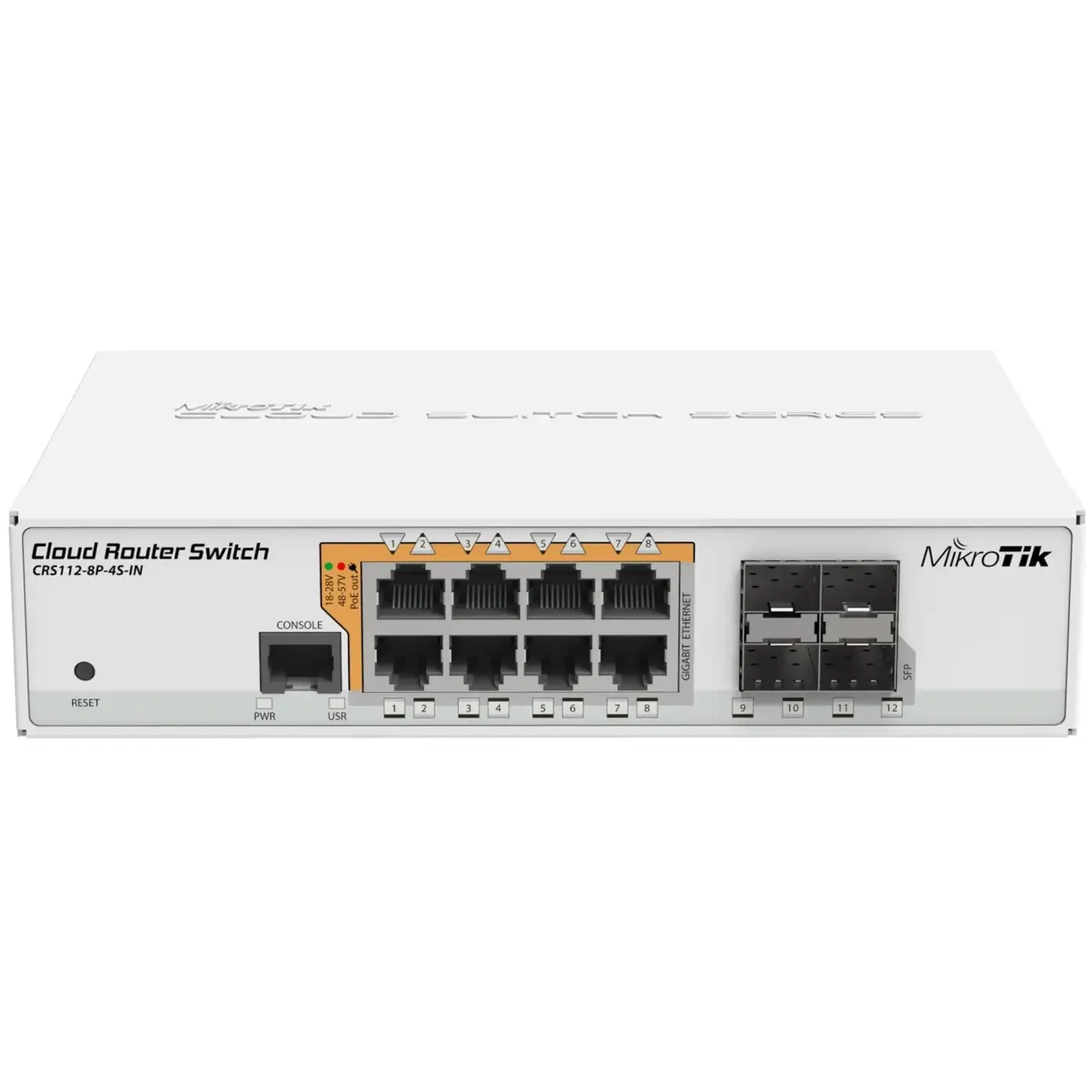 Купити Комутатор Mikrotik CRS112-8P-4S-IN - фото 1