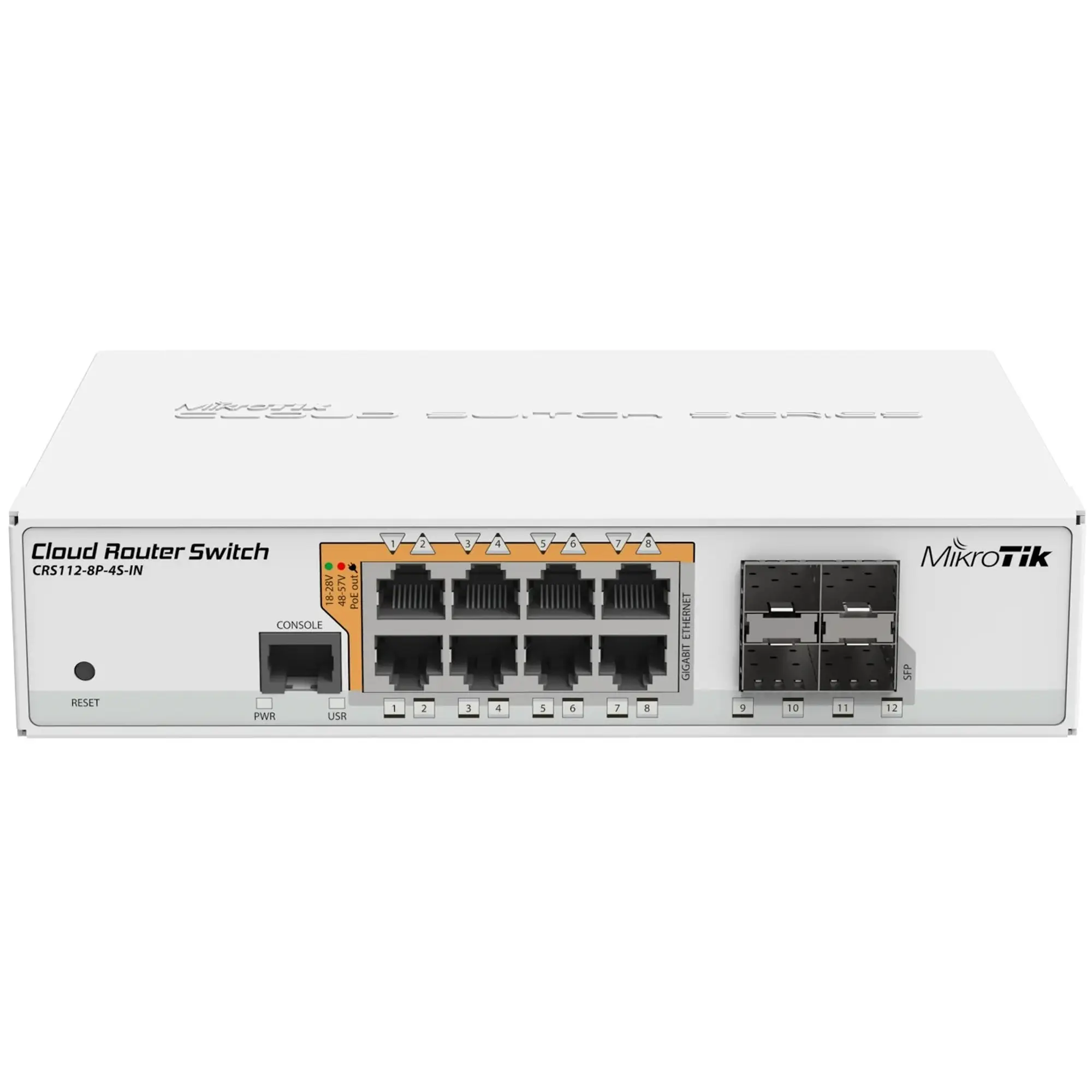 Купити Комутатор Mikrotik CRS112-8P-4S-IN - фото 1