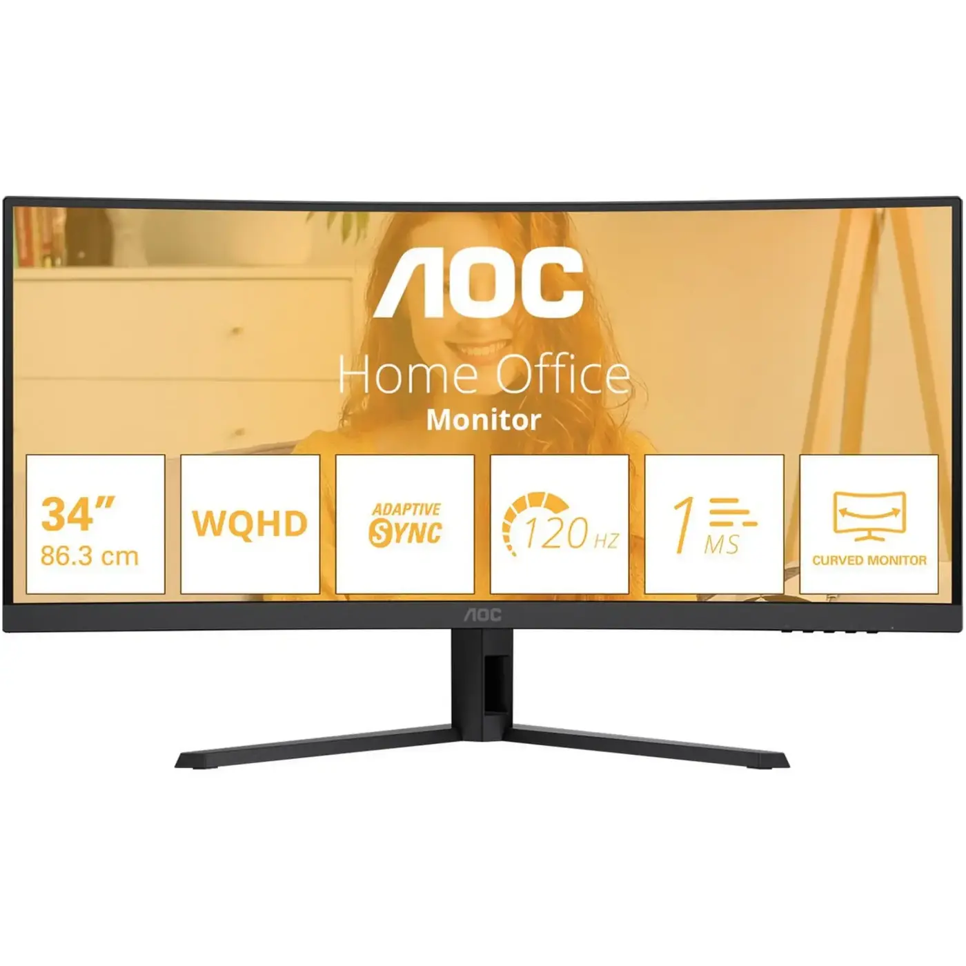 Купити Монітор 34" AOC CU34B3E - фото 1