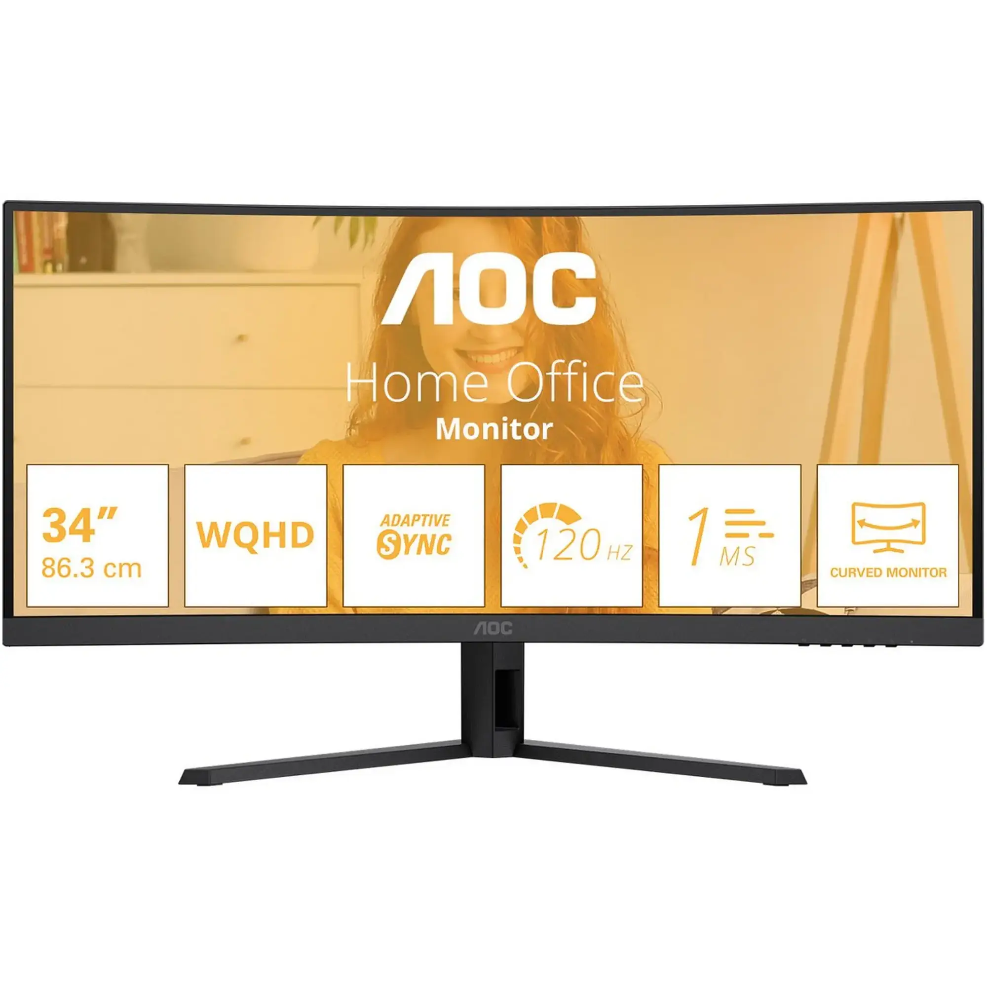 Купити Монітор 34" AOC CU34B3E - фото 1