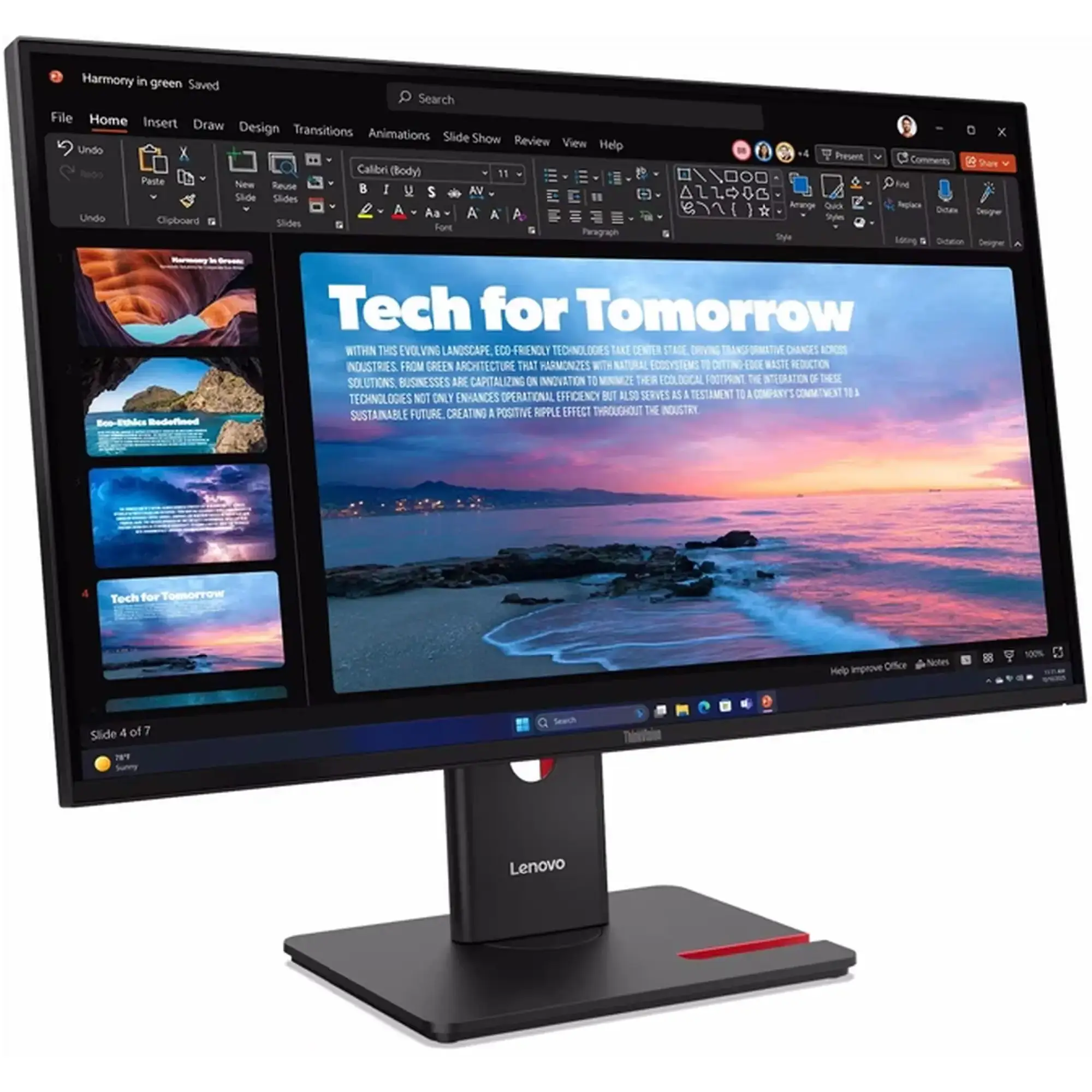 Купити Монітор 27" Lenovo ThinkVision T27qd-40 (64AAGAT2UA) - фото 2