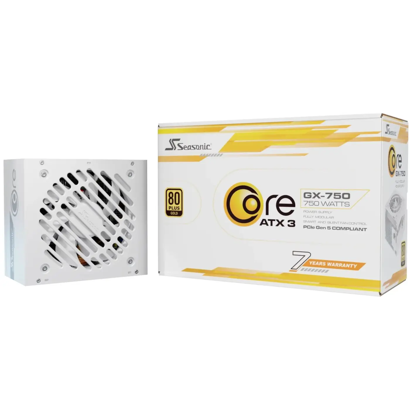 Купити Блок живлення Seasonic Core GX 750W 80+ Gold White (CORE GX-750-ATX31-WHITE) - фото 10
