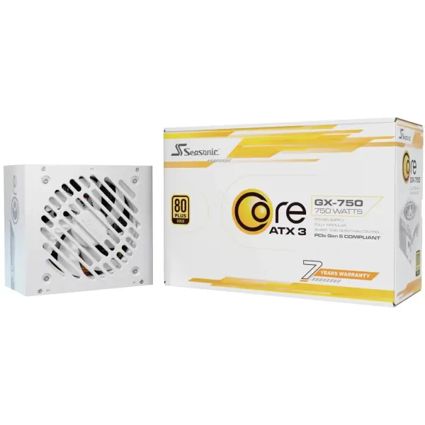 Купити Блок живлення Seasonic Core GX 750W 80+ Gold White (CORE GX-750-ATX31-WHITE) - фото 10