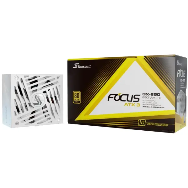 Купити Блок живлення Seasonic Focus GX 850W 80+ Gold White (FOCUS-GX-850-ATX31-WHITE) - фото 11