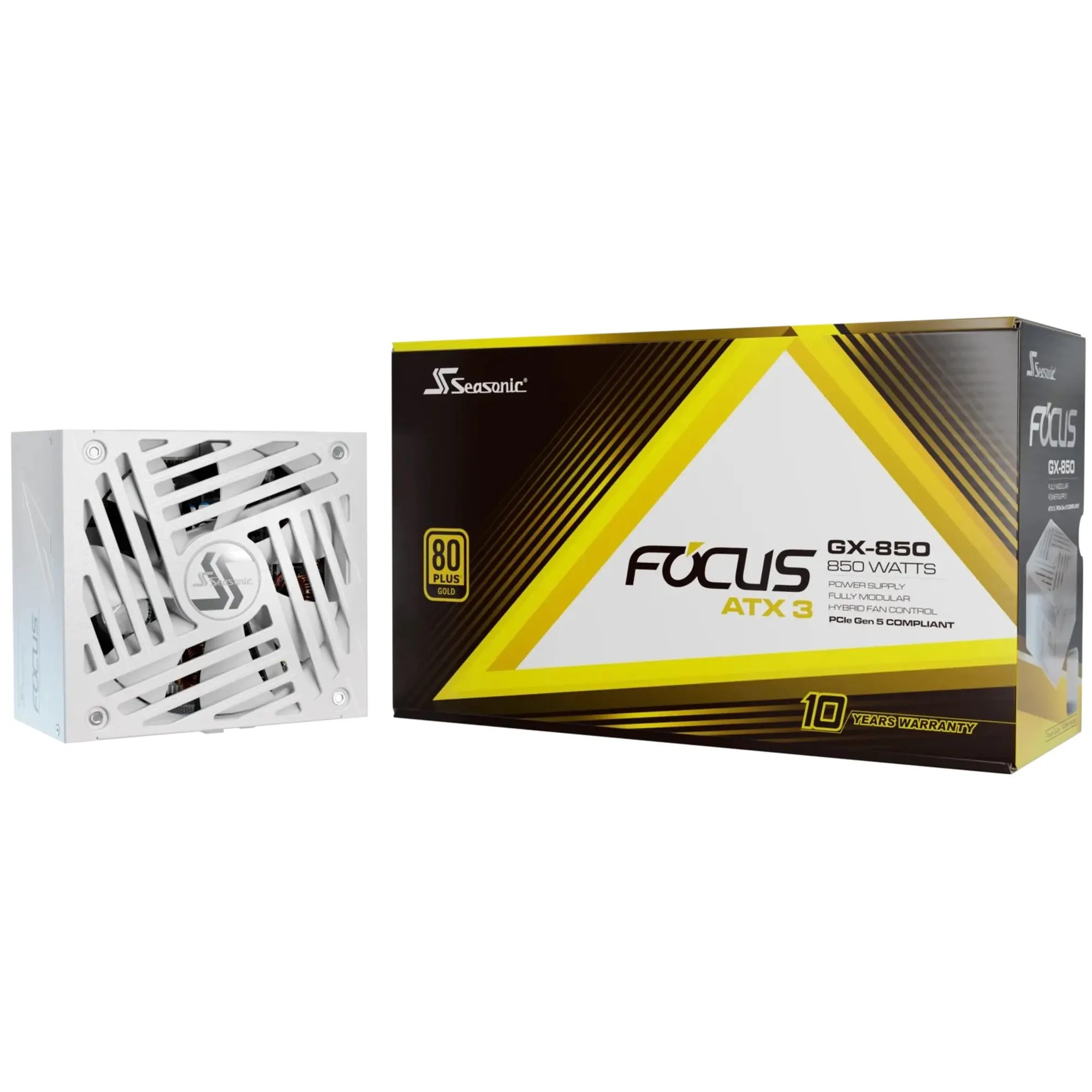 Купити Блок живлення Seasonic Focus GX 850W 80+ Gold White (FOCUS-GX-850-ATX31-WHITE) - фото 11
