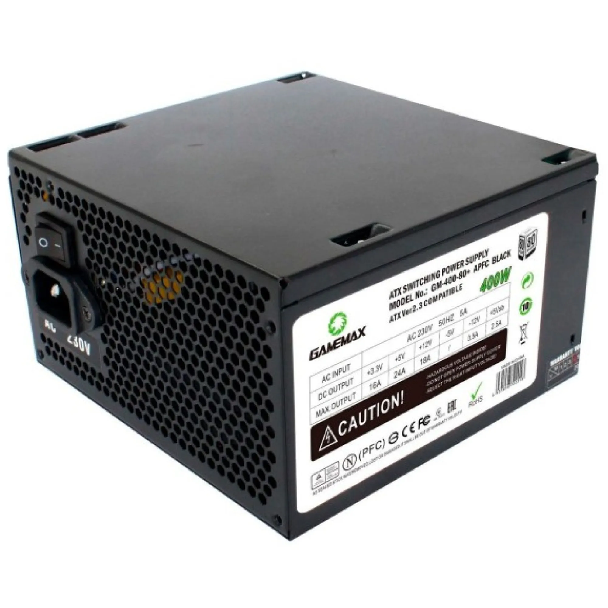 Купити Блок живлення GAMEMAX 400W (GM-400W-80+APFC) - фото 3
