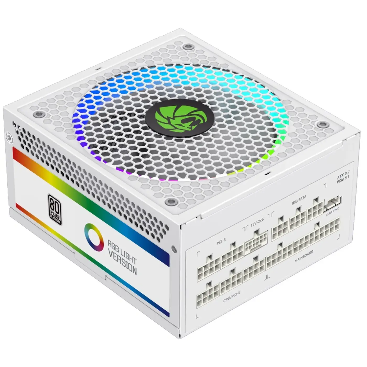 Купити Блок живлення GAMEMAX RGB1300 1300W White (RGB1300 WH (ATX3.0/3.1 PCI5.0/5.1)) - фото 1