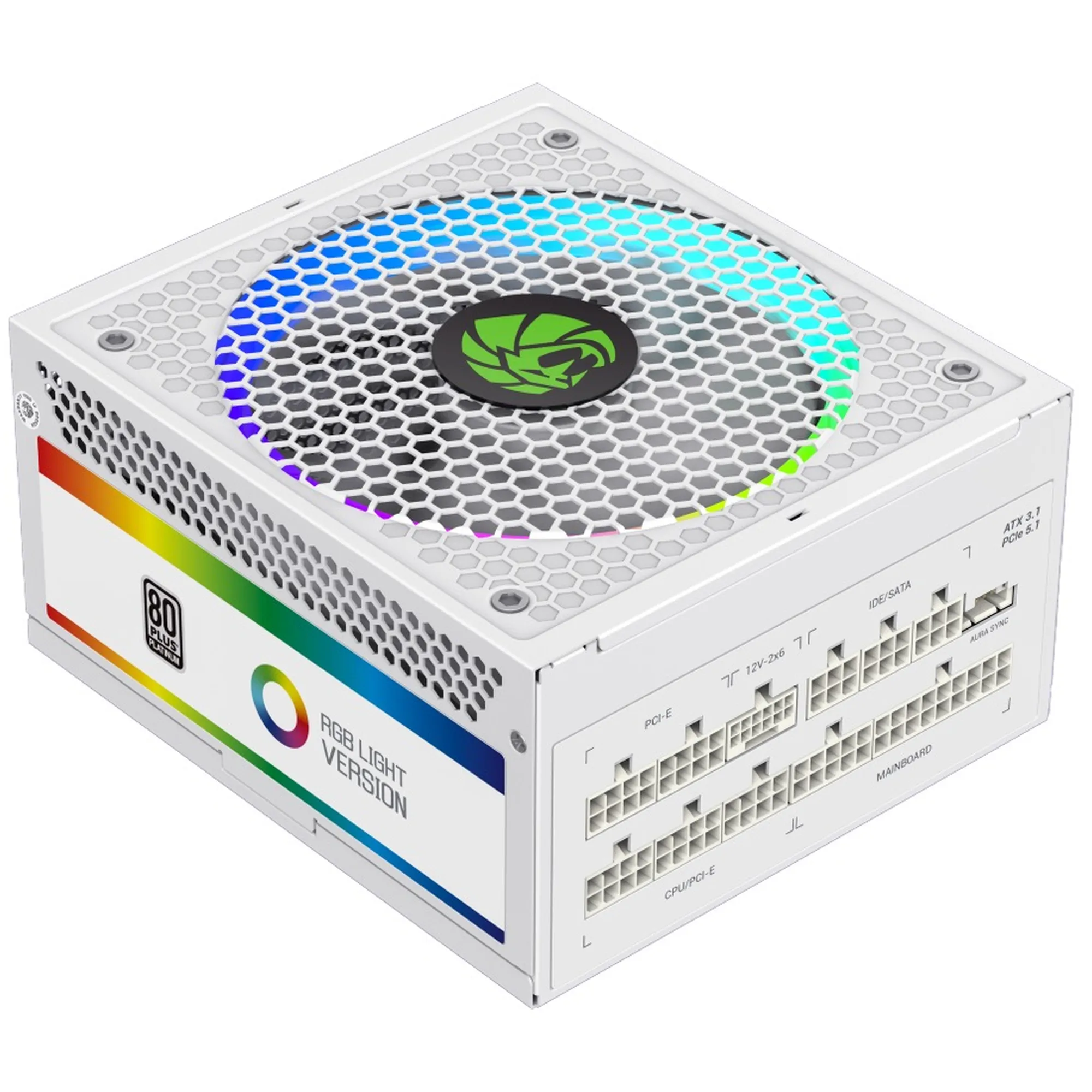 Купити Блок живлення GAMEMAX RGB1300 1300W White (RGB1300 WH (ATX3.0/3.1 PCI5.0/5.1)) - фото 1