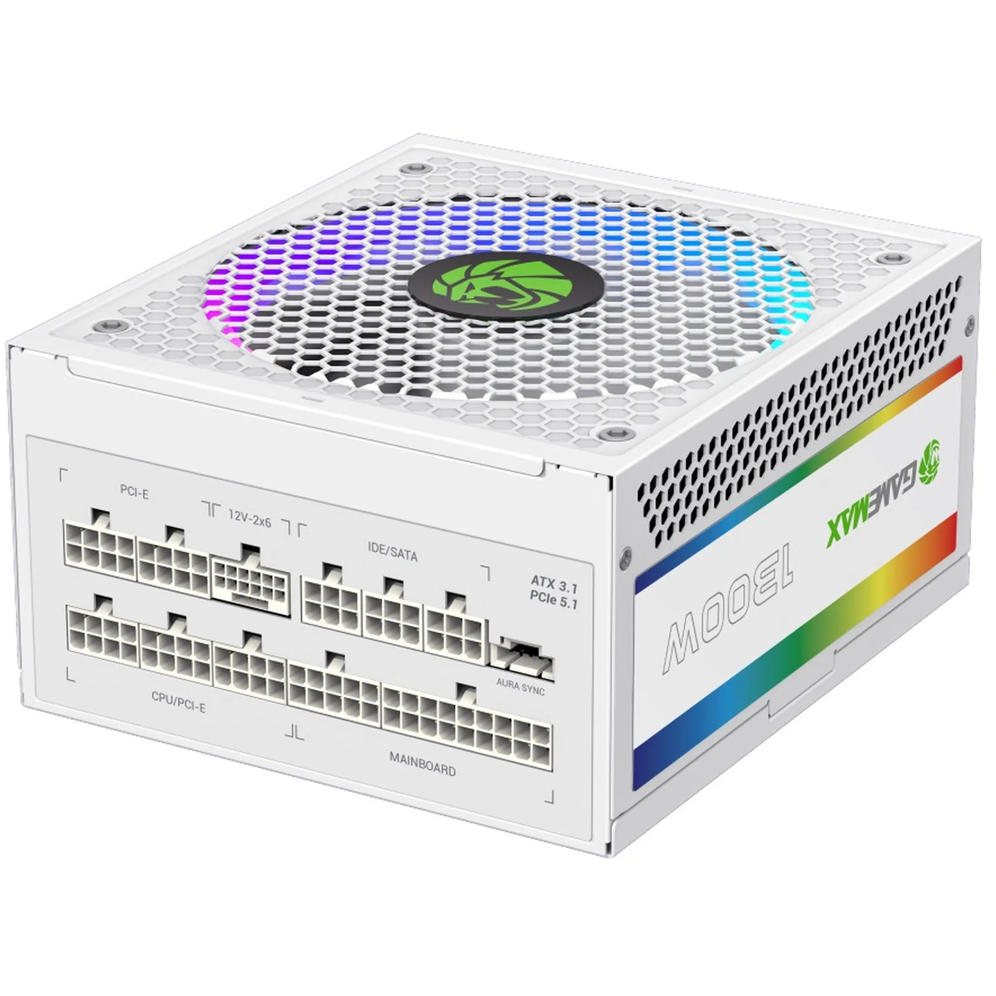 Купити Блок живлення GAMEMAX RGB1300 1300W White (RGB1300 WH (ATX3.0/3.1 PCI5.0/5.1)) - фото 5